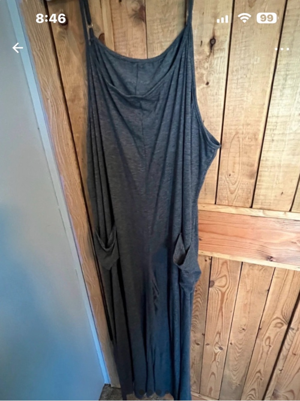 3XL Jumpsuit Gray